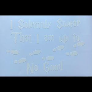 Harry Potter Car Decal